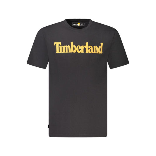 Schwarzes Baumwoll-T-Shirt von Timberland