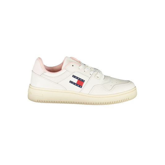 Tommy Hilfiger – Weiße Leder-Sneaker für Damen