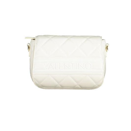 Mario Valentino Weiße Polyethylen-Damenhandtasche