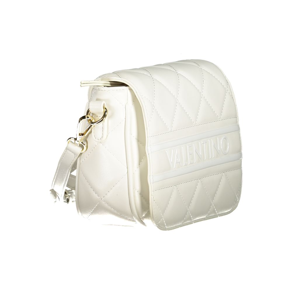 Mario Valentino Weiße Polyethylen-Damenhandtasche