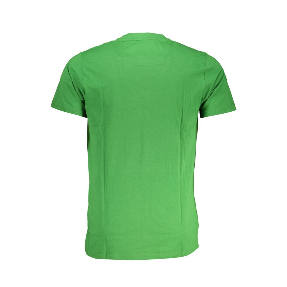 Grünes Baumwoll-T-Shirt der Cavalli-Klasse