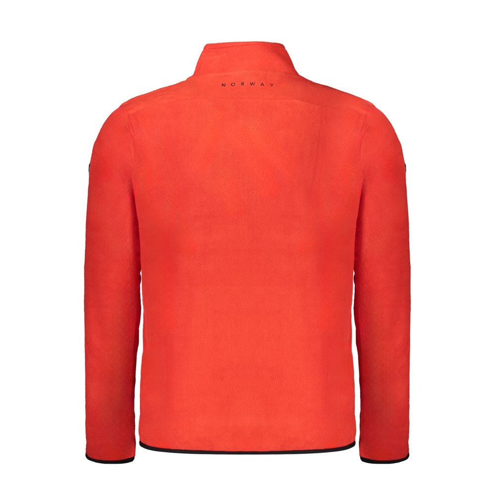Norwegen 1963 Roter Polyester-Herrenpullover