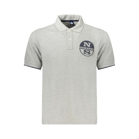 North Sails Herren Poloshirt aus brauner Baumwolle