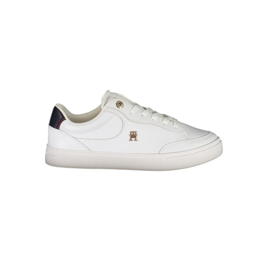 Tommy Hilfiger – Weiße Leder-Sneaker für Damen