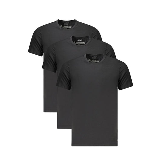 Calvin Klein Herren T-Shirt aus schwarzer Baumwolle