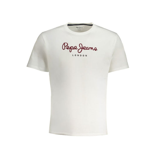 Pepe Jeans – Weißes Baumwoll-T-Shirt