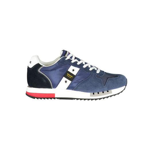Blauer blauer Herren-Sneaker aus Polyester