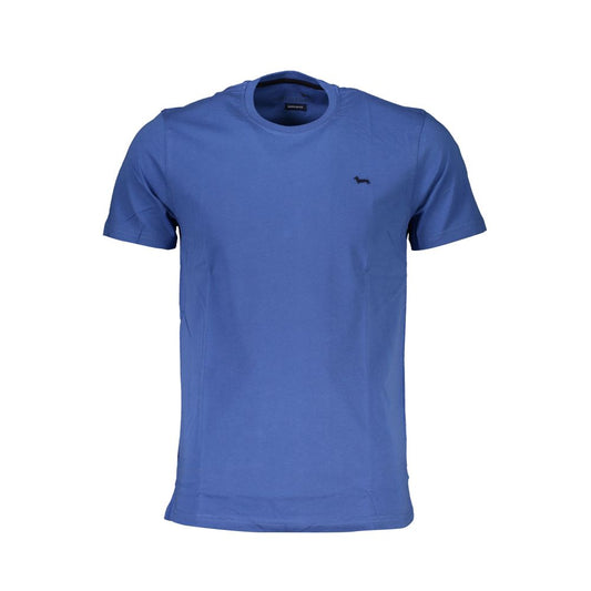 Blaues Baumwoll-T-Shirt von Harmont &amp; Blaine
