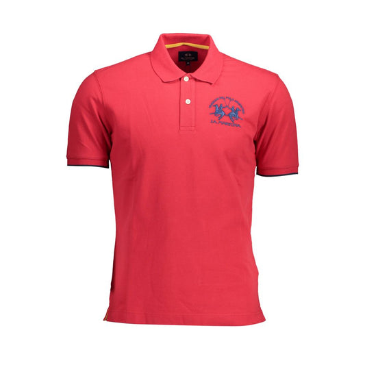 La Martina Elegantes Pink Polo: Lässiger Luxus für Herren