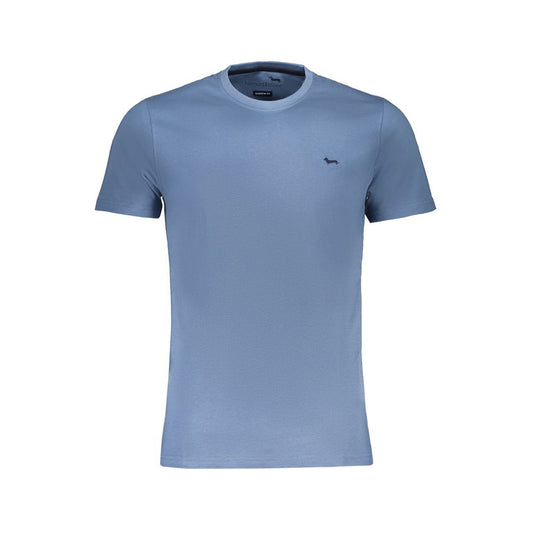 Blaues Baumwoll-T-Shirt von Harmont &amp; Blaine