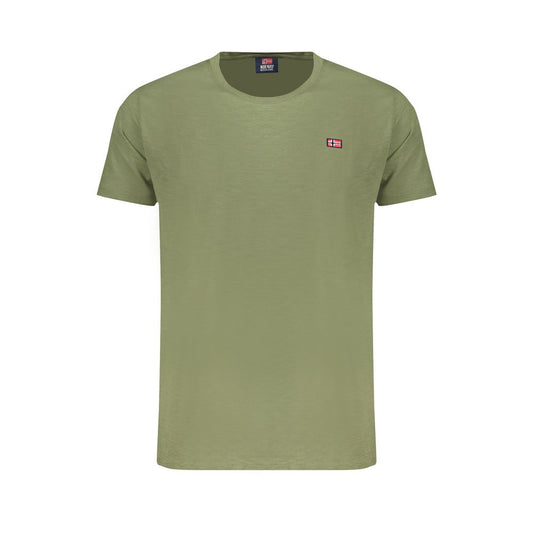Norwegen 1963 Grünes Baumwoll-T-Shirt