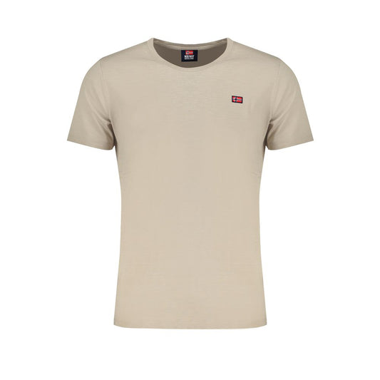 Norwegen 1963 Beiges Baumwoll-T-Shirt
