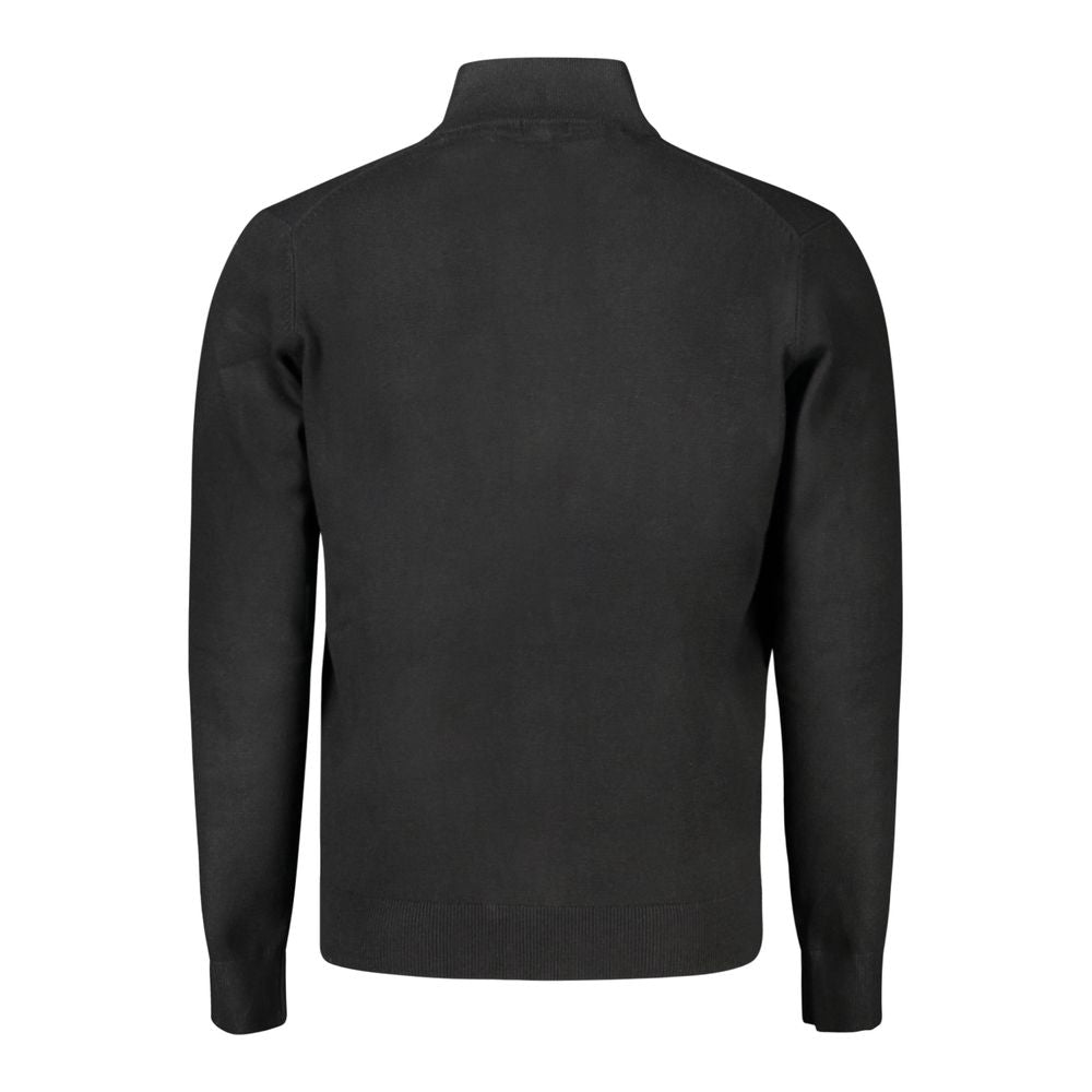 Norway 1963 Schwarze Polyamid-Strickjacke für Herren