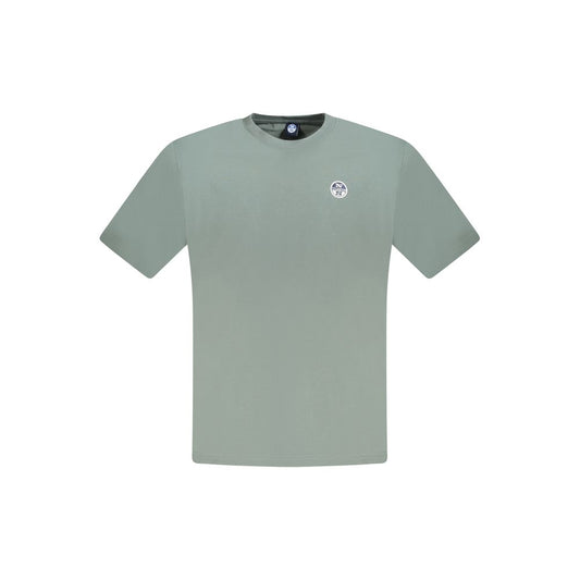 North Sails Herren-T-Shirt aus grüner Baumwolle
