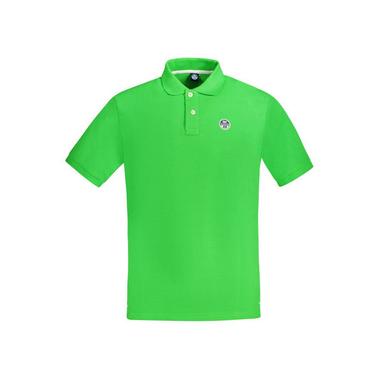 North Sails Herren-Poloshirt aus grüner Baumwolle