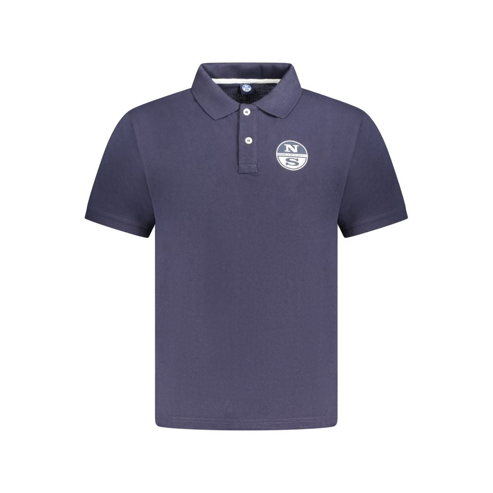 North Sails Herren-Poloshirt aus blauer Baumwolle