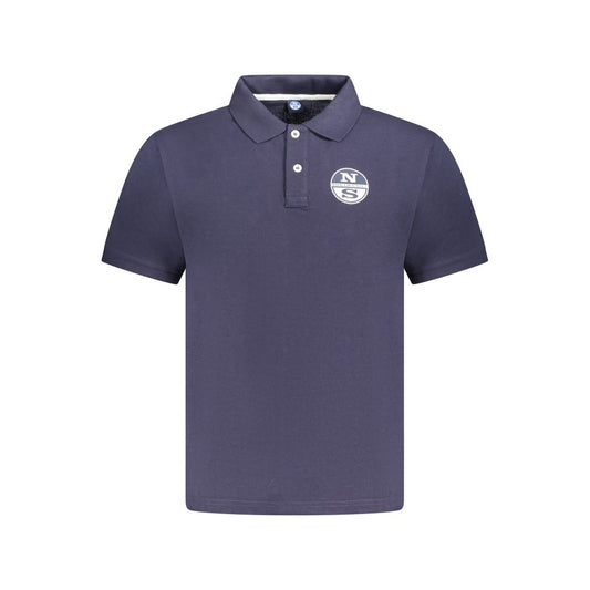 North Sails Herren-Poloshirt aus blauer Baumwolle