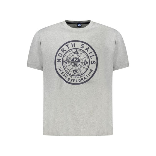North Sails Herren T-Shirt aus brauner Baumwolle