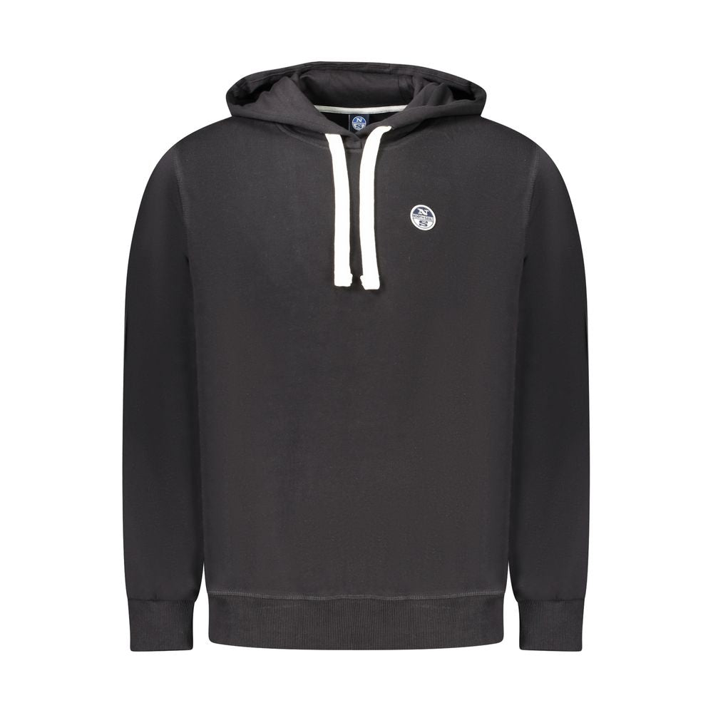 North Sails Herrenpullover aus schwarzer Baumwolle