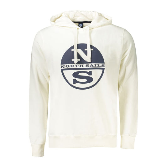 North Sails Herrenpullover aus weißer Baumwolle