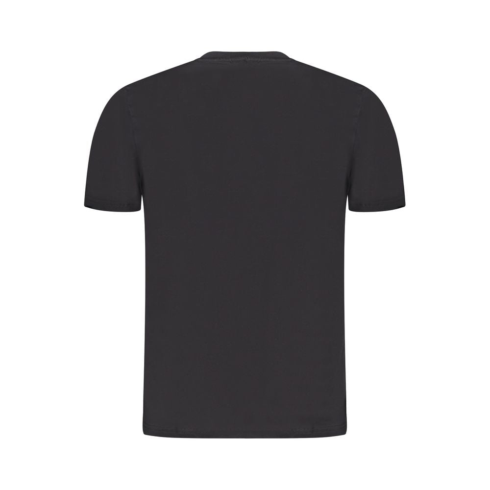 North Sails Herren-T-Shirt aus schwarzer Baumwolle