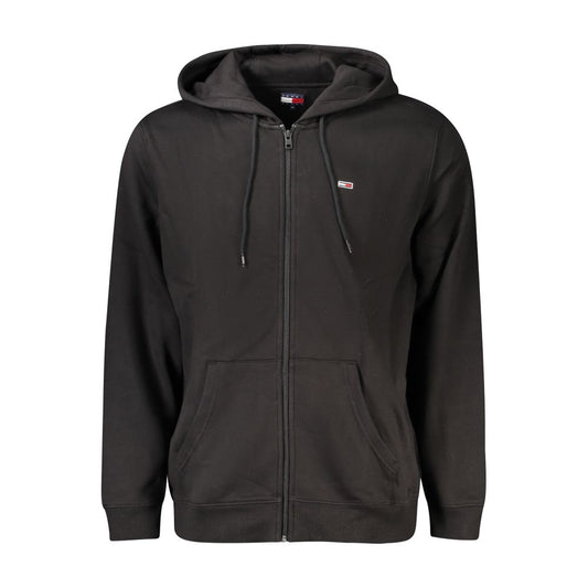 Tommy Hilfiger – Schwarzer Baumwollpullover für Herren