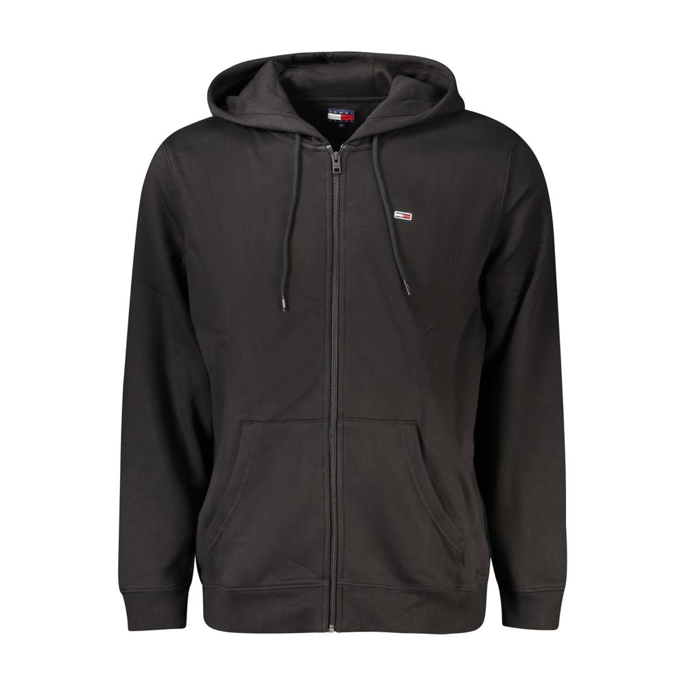 Tommy Hilfiger – Schwarzer Baumwollpullover für Herren