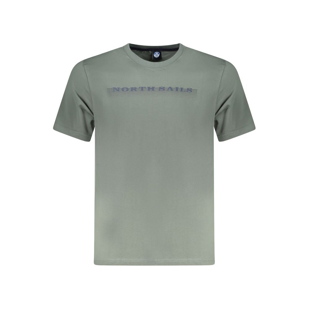 North Sails Herren-T-Shirt aus grüner Baumwolle