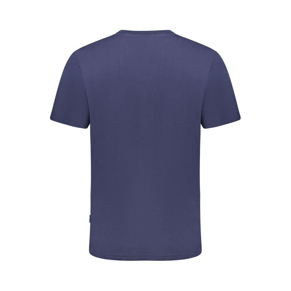 Fila Blaues Baumwoll-T-Shirt für Herren
