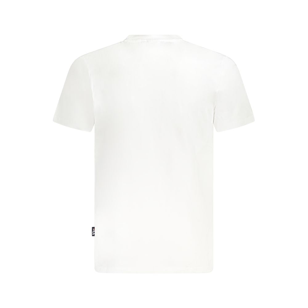 Fila – Weißes Unisex-T-Shirt aus Baumwolle