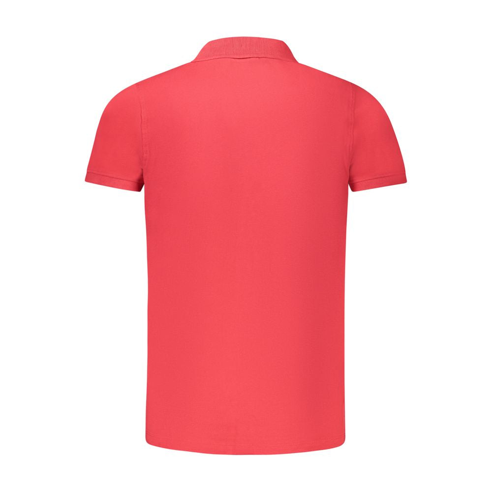 Norwegen 1963 Rotes Baumwoll-Poloshirt