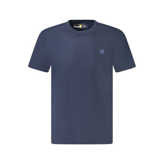 Blaues Baumwoll-T-Shirt von Timberland