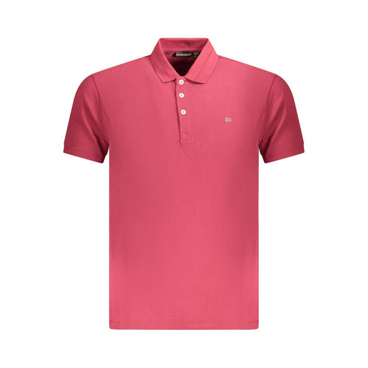 Napapijri Herren-Poloshirt aus roter Baumwolle