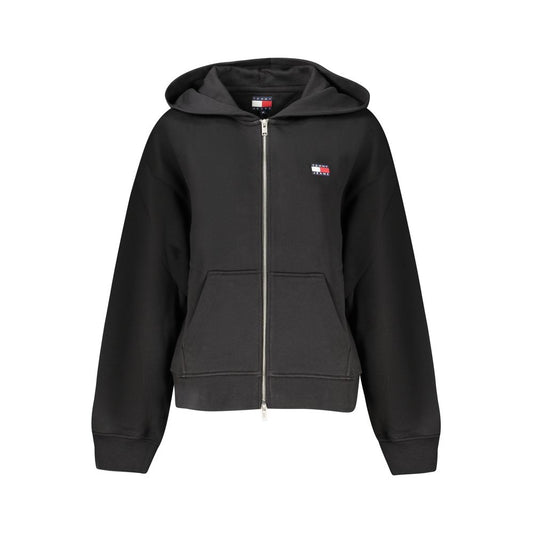 Tommy Hilfiger Black Cotton Women Sweater