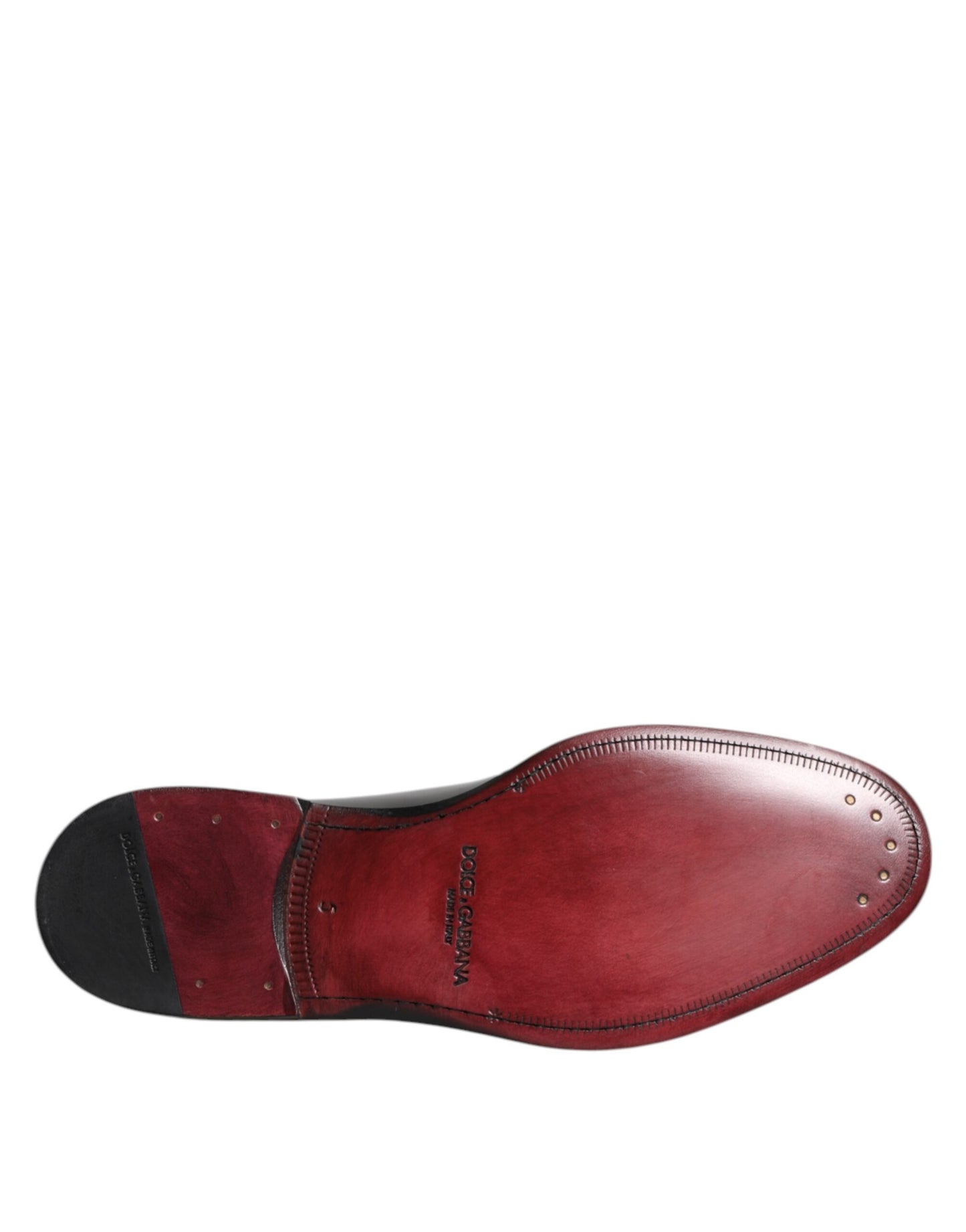 Dolce &amp; Gabbana – Derby-Schuhe aus schwarzem Leder mit Schnürung
