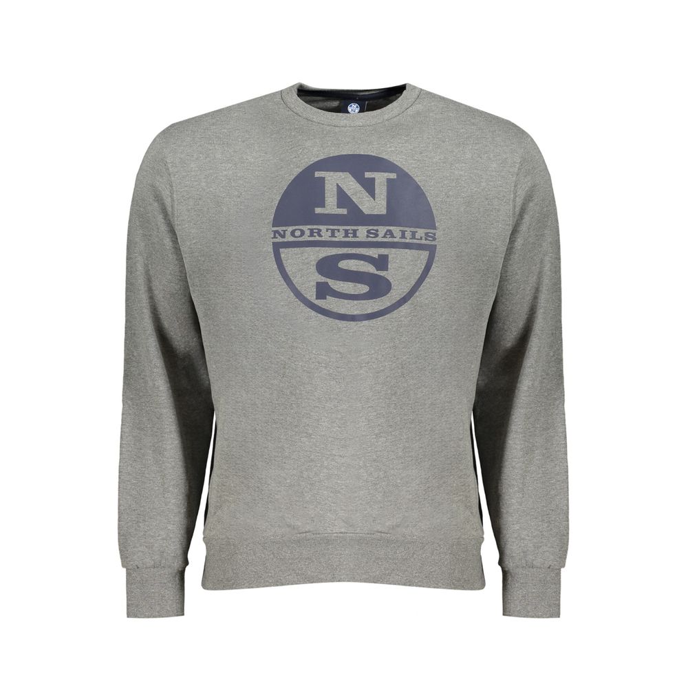 North Sails Brauner Baumwollpullover für Herren