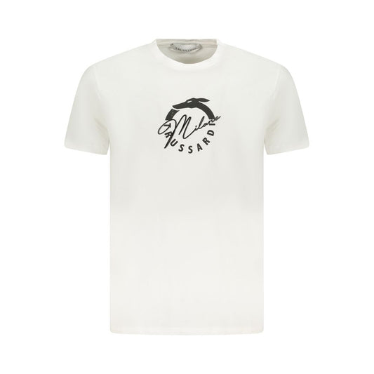 Trussardi Weißes Baumwoll-T-Shirt für Herren