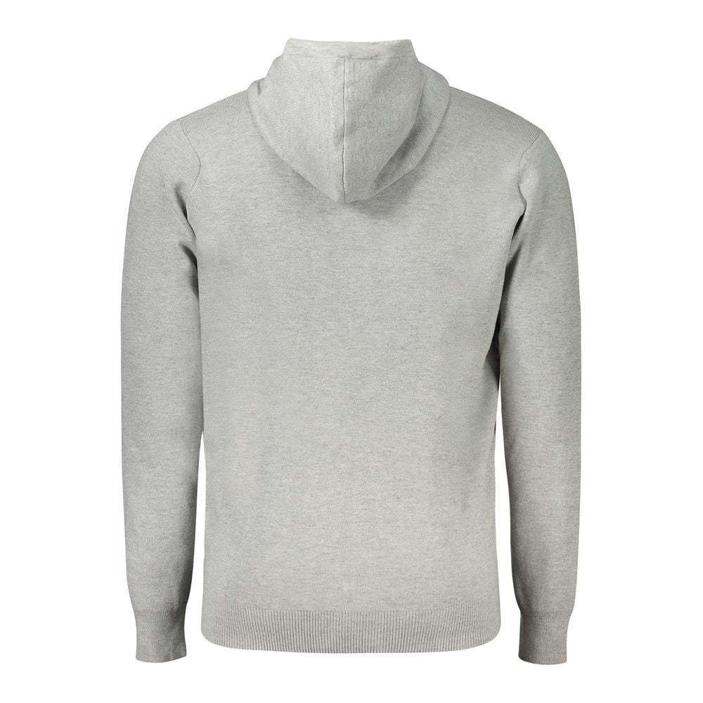 Norway 1963 Graue Polyamid-Strickjacke für Herren