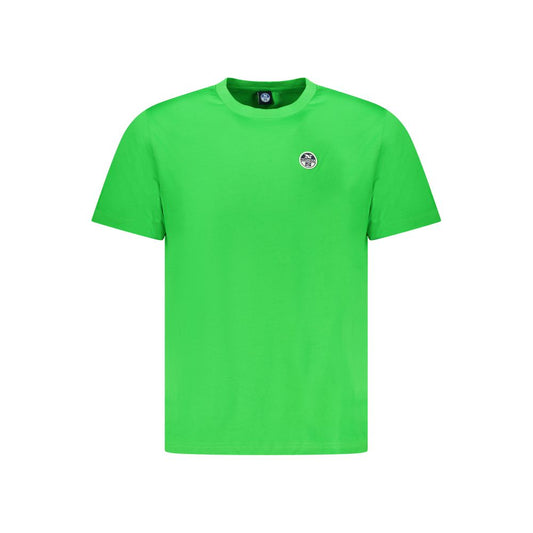 North Sails Herren-T-Shirt aus grüner Baumwolle