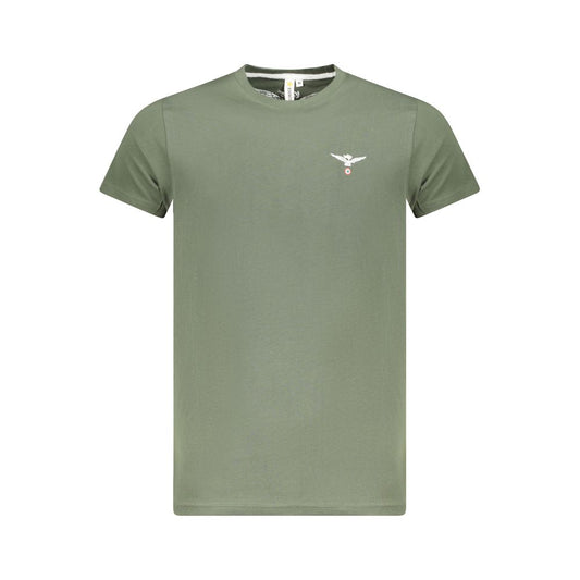 Grünes Baumwoll-T-Shirt der Militärakademie