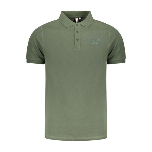 Grünes Poloshirt aus Baumwolle der Militärakademie
