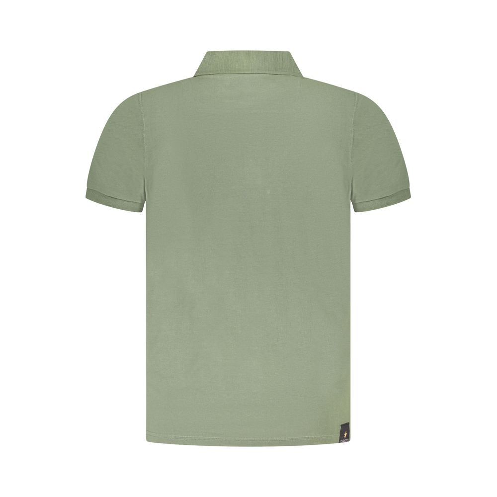 Grünes Poloshirt aus Baumwolle der Militärakademie