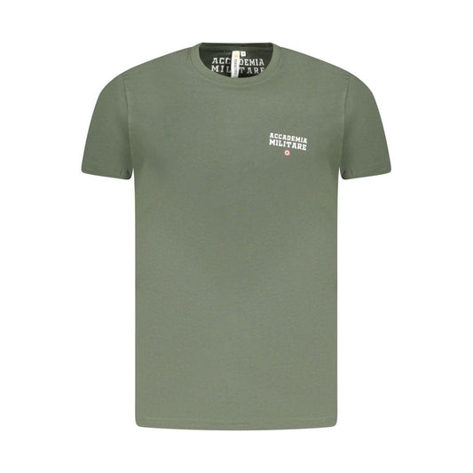Grünes Baumwoll-T-Shirt der Militärakademie