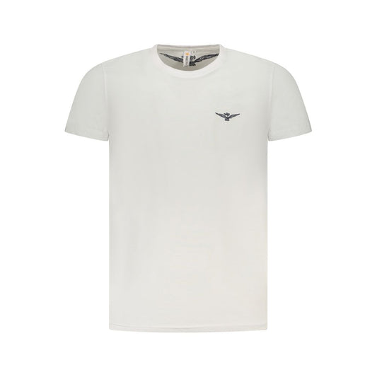 Weißes Baumwoll-T-Shirt der Militärakademie