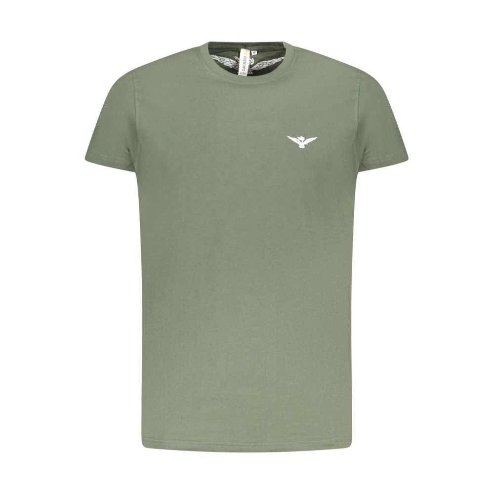 Grünes Baumwoll-T-Shirt der Militärakademie