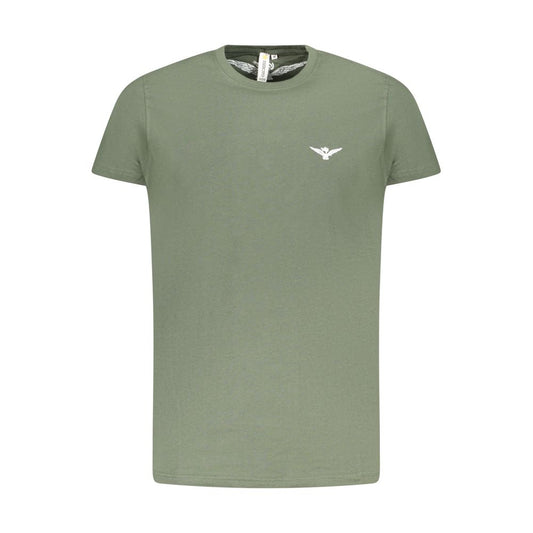 Grünes Baumwoll-T-Shirt der Militärakademie