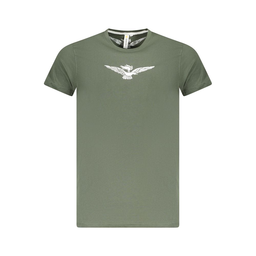 Grünes Baumwoll-T-Shirt der Militärakademie
