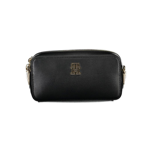Tommy Hilfiger – Schwarze Polyethylen-Handtasche