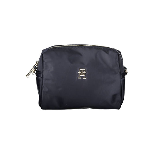 Tommy Hilfiger – Blaue Polyester-Handtasche
