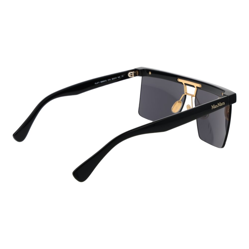 Max Mara – Schwarze Sonnenbrille für Damen